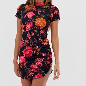 NWT Navy/floral Mini Dress